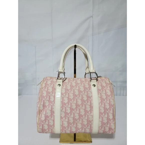 CHRISTIAN DIOR Monogram Boston Bag Pink - Picture 8 of 16